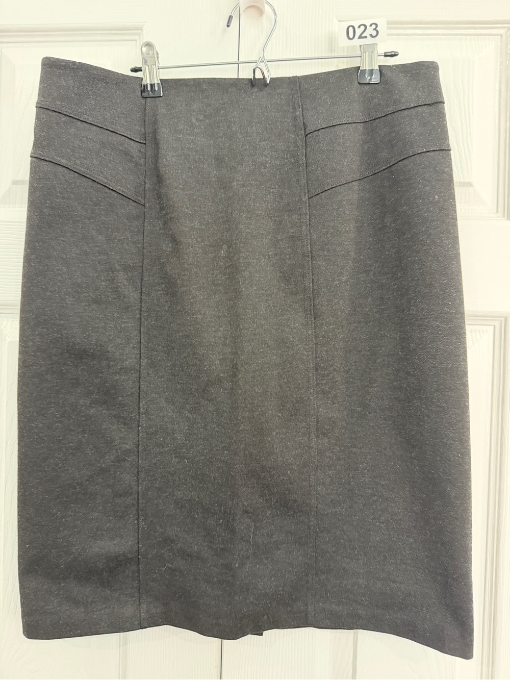 New York & Company Charcoal Gray Pencil Skirt